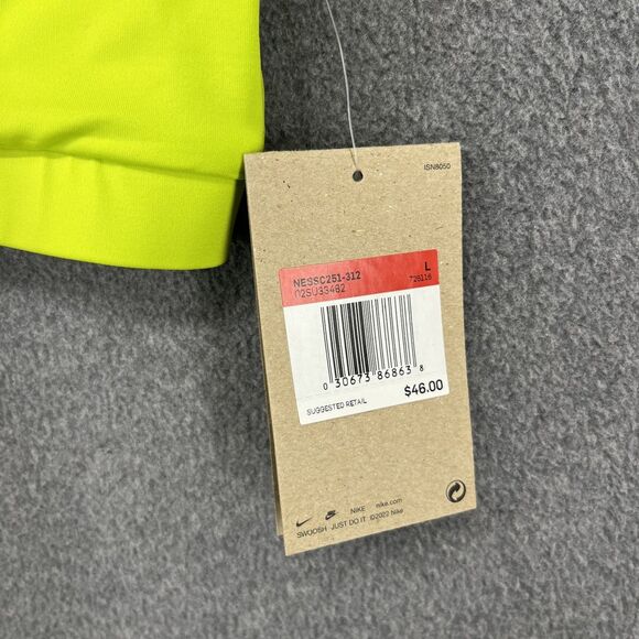 Nike Women's Big Logo Lined Bikini Top Swim NESSC251 312 Green Size Large - Picture 5 of 13